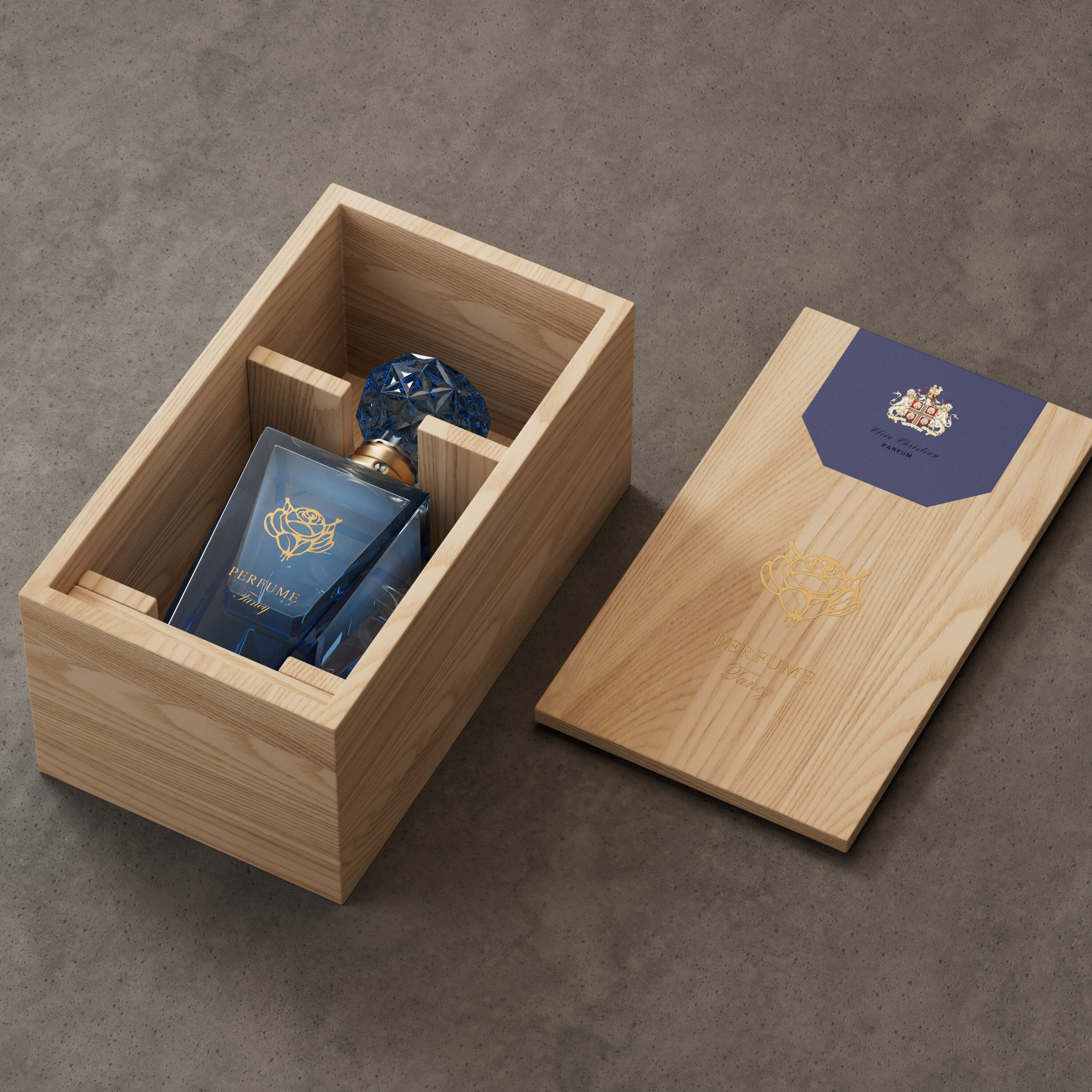 Modern Mini Perfume Collection Wood Box