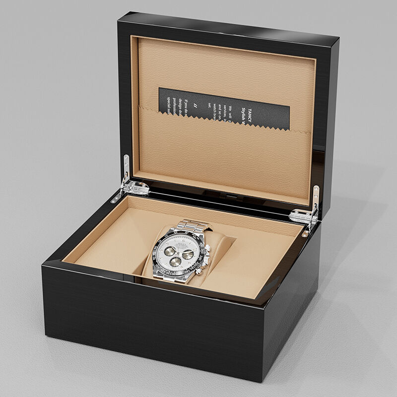 Custom MDF Watch Case Set with Glass Top — Industrial Retail Display ...