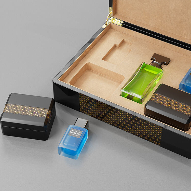Iridescent Black Perfume Collector's Box | perfume box