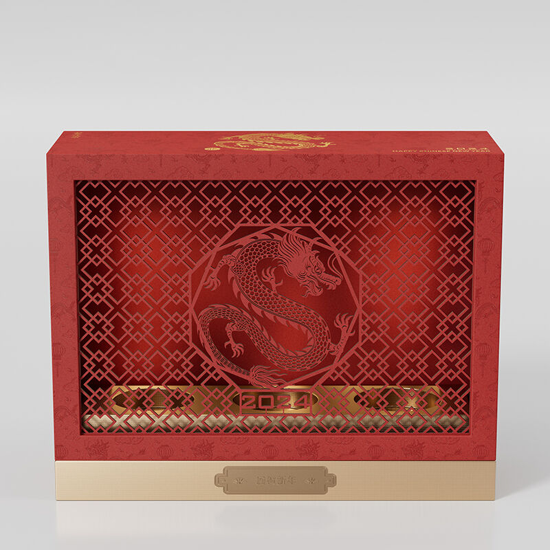 Modern Cutout Red Wine Box | wine box