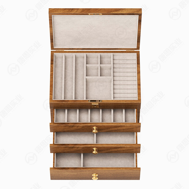 Iškelkite savo prekių ženklą su mūsų dėžute papuošalams su stalčiumi