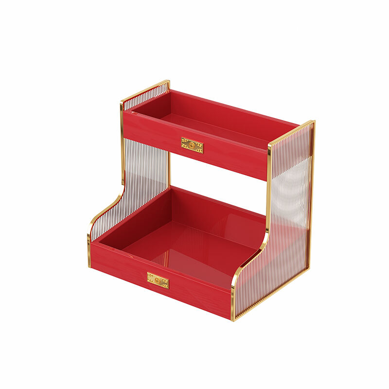 Red Jewelry Organize Display Stand
