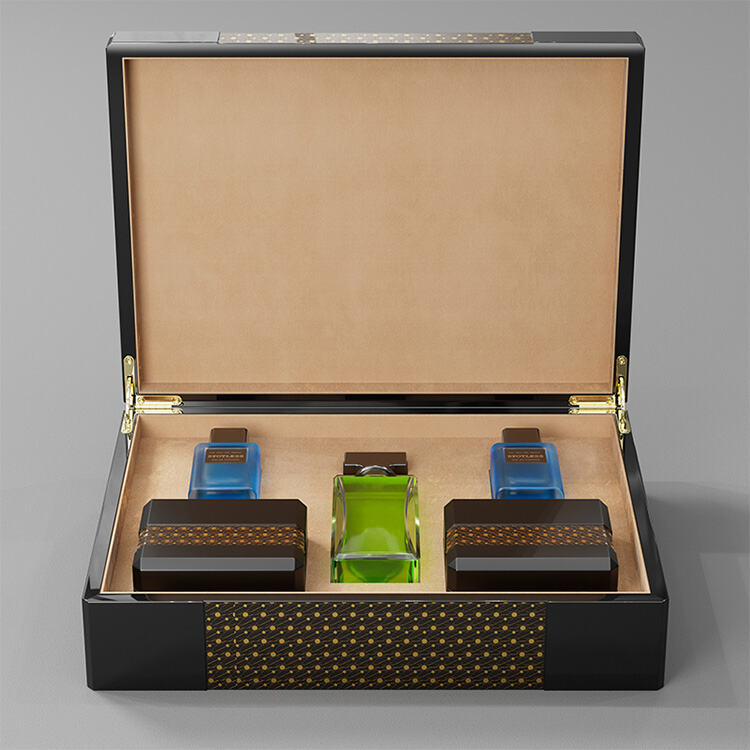 Iridescent Black Perfume Collector's Box | perfume box