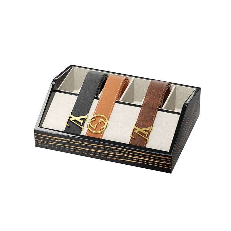 Men's genuine leather belt box