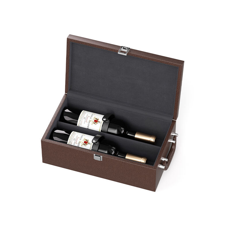 Leather Bound Case of Wine