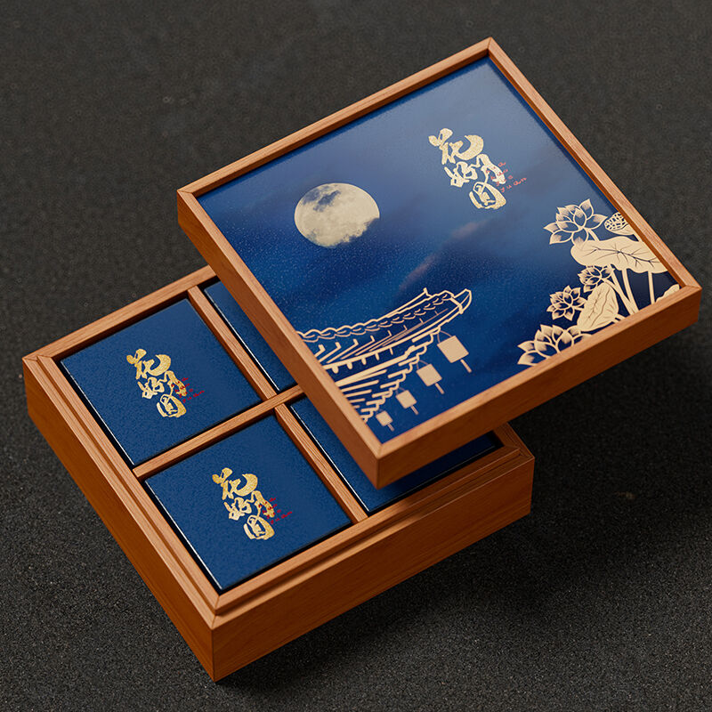 Printed Single-Layer Pine Mooncake Box