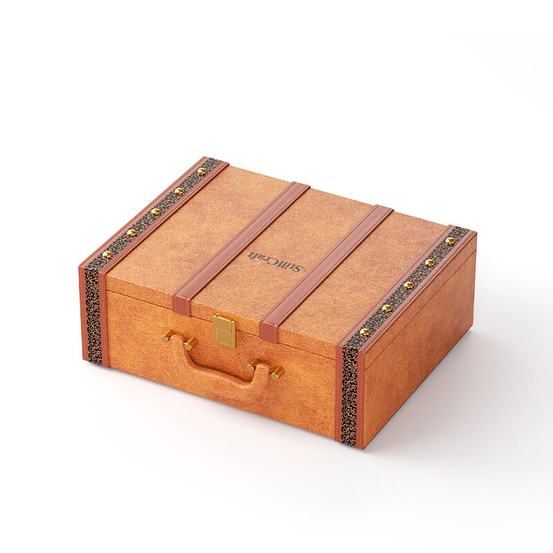 Elegant Brown Nice Wine Box | wine box