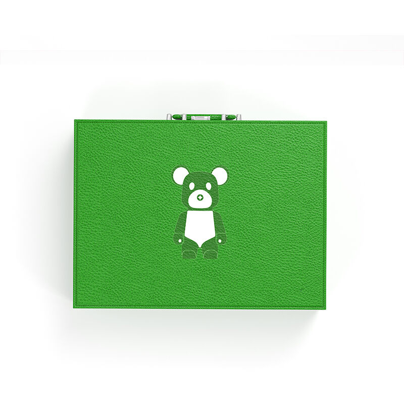 Green and Red Mahjong Travel Case