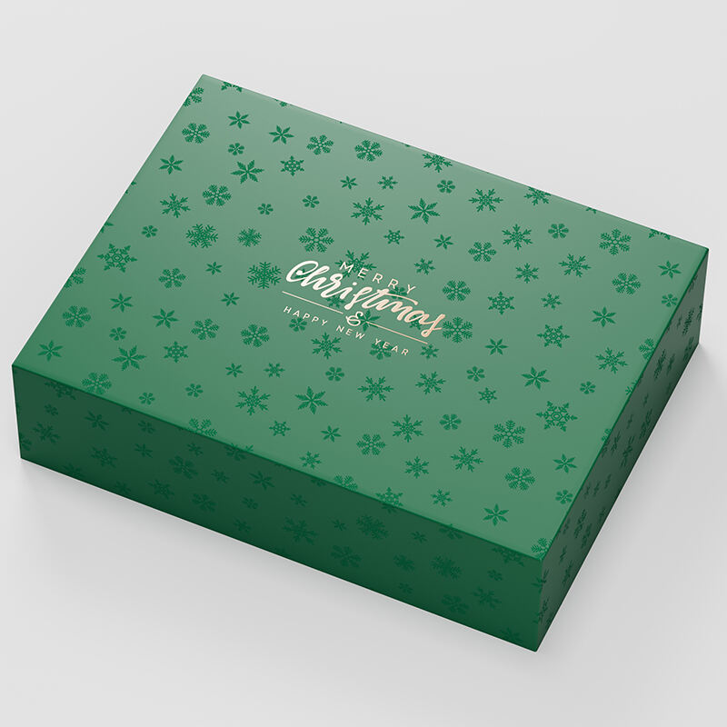 Festive Christmas Gift Box with Ribbon