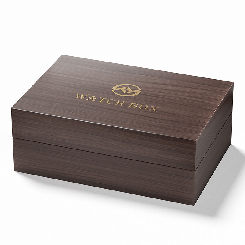 Men's Dual Watch Storage Box - Customizable MDF Solution for Retail ...