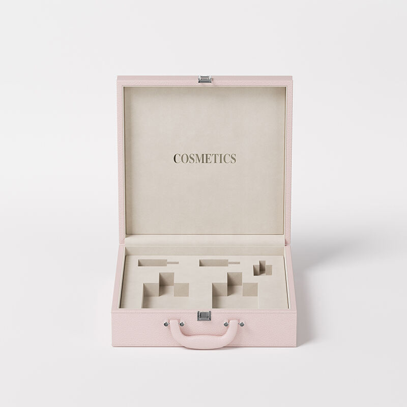 Sustainable Pink Cosmetic Packaging Box