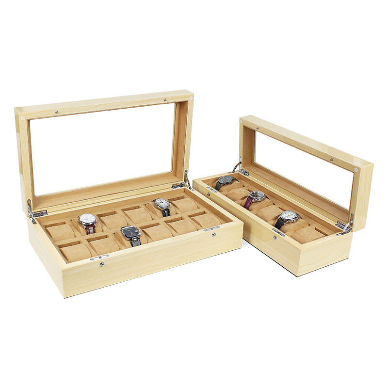 Natural Wood Grain Watch Box