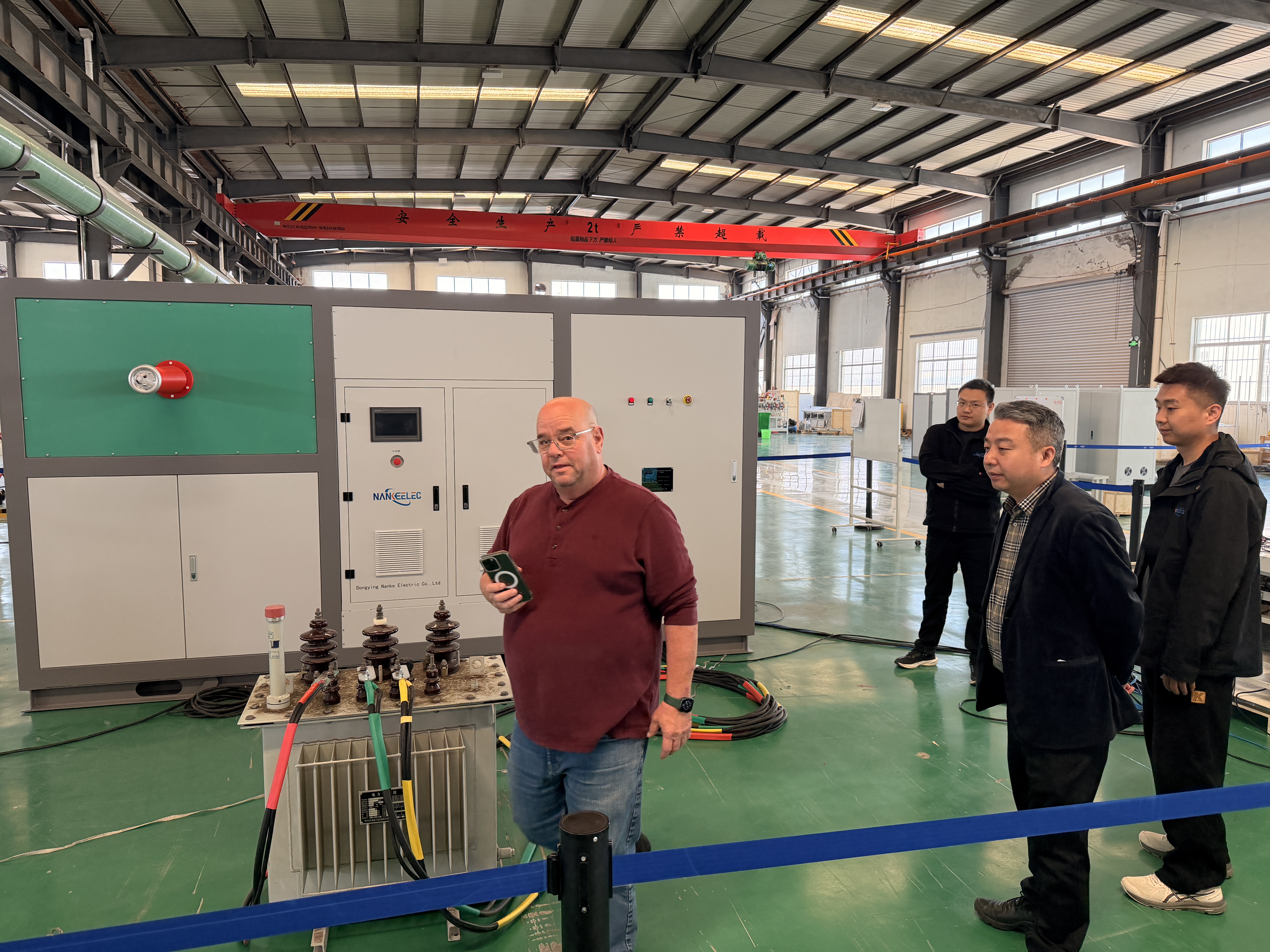 strength builds trust nanke electrics semi automatic intelligent transformer test system successfully passes acceptance by overseas customer-2