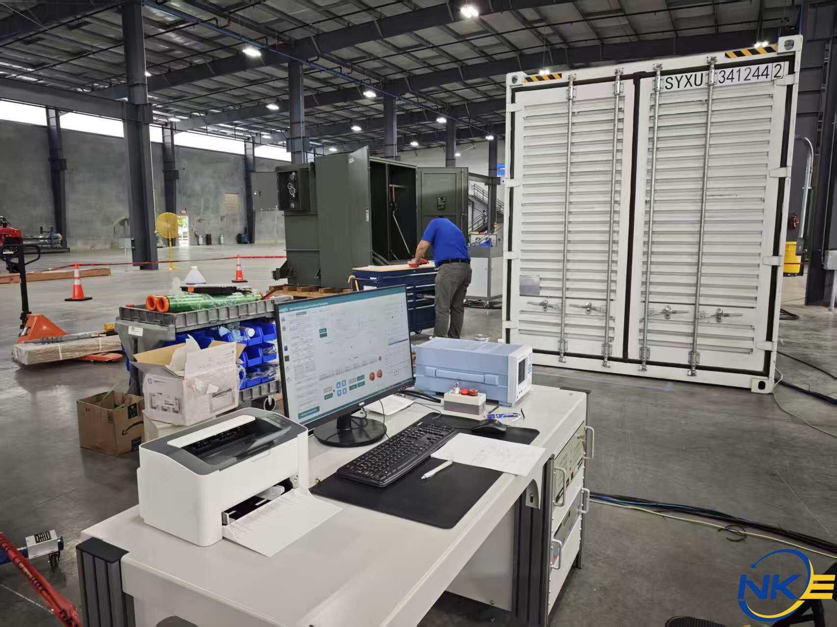 Nanke Electric Lands North America Giga Energy Project, Transformer Intelligent Testing System Enters Commissioning Phase