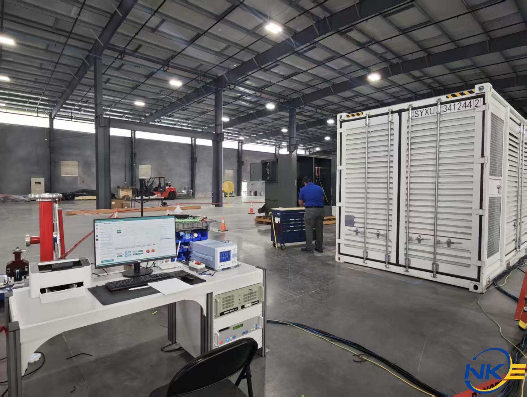 Nanke Electric Lands North America Giga Energy Project, Transformer Intelligent Testing System Enters Commissioning Phase