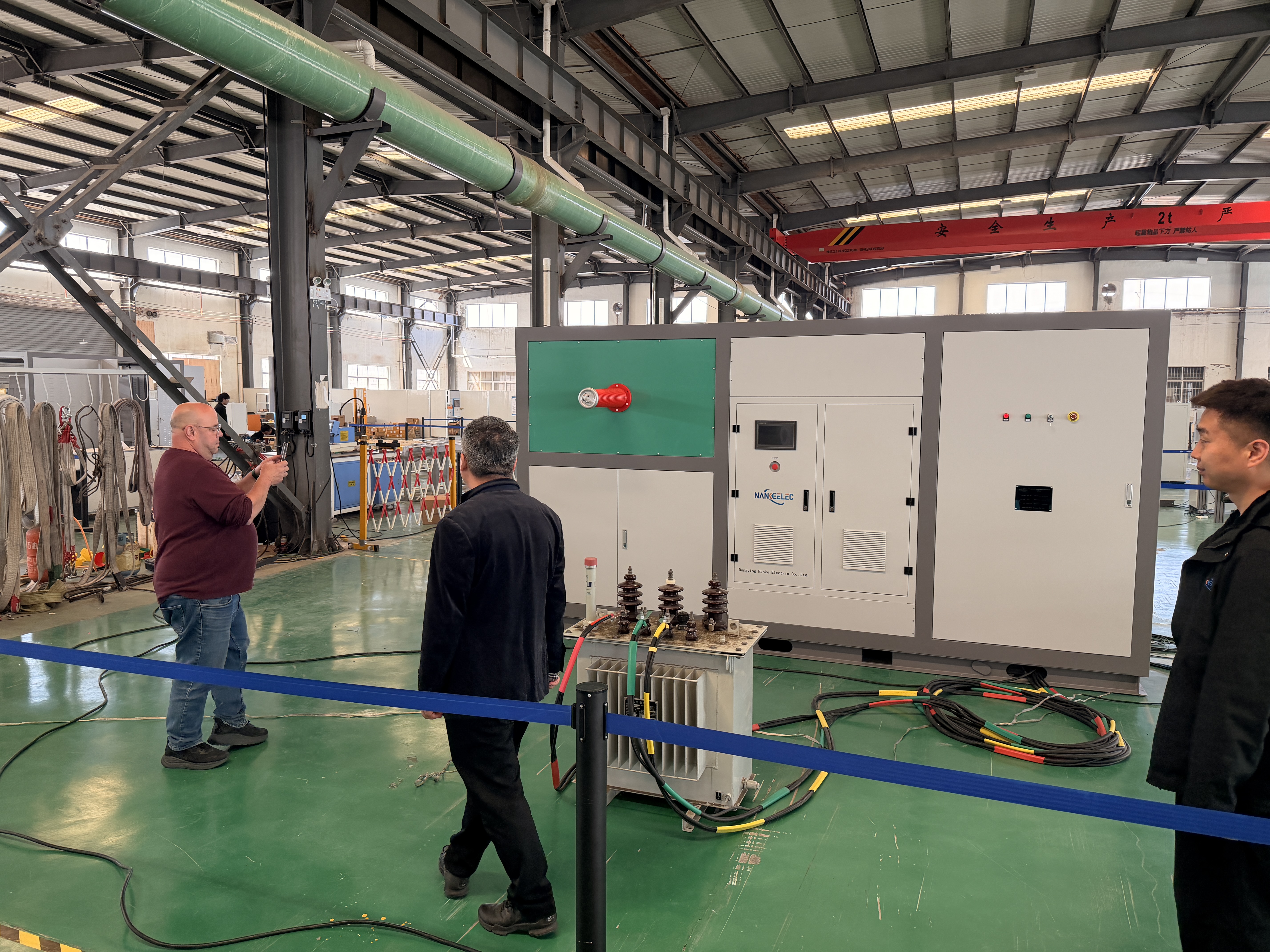 strength builds trust nanke electrics semi automatic intelligent transformer test system successfully passes acceptance by overseas customer-3