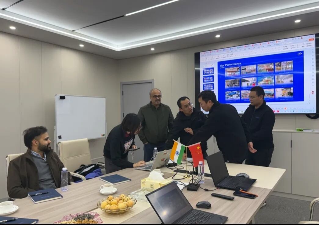 face to face for common development indian shilchar customers visit nankee electric to consolidate long term cooperation foundation-2