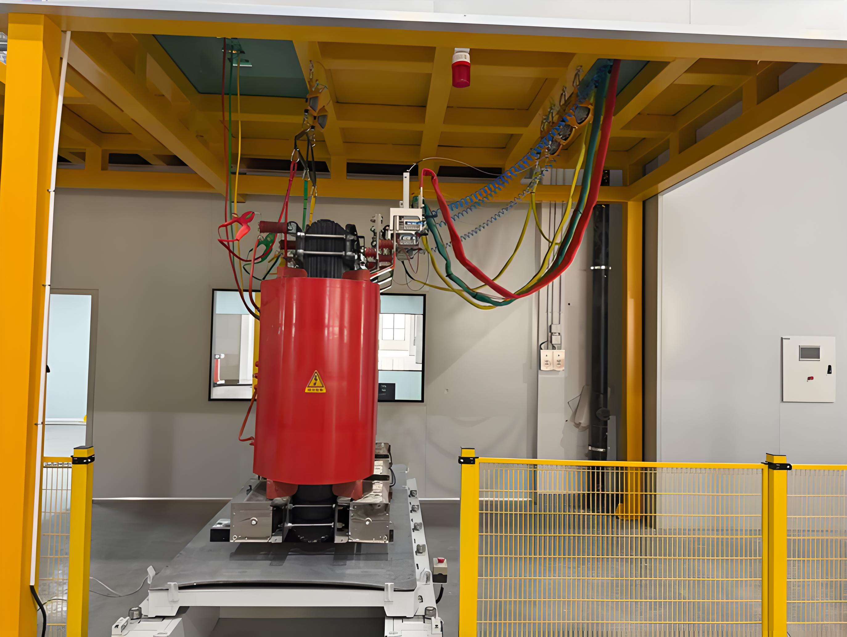 Fully Automatic Intelligent Transformer Test System for Wuxi Yinow Electric Equipment Co., Ltd.8th Intelligent Test Station (Part 1)Online Dry-Type Transformer One-Time Wiring Test System