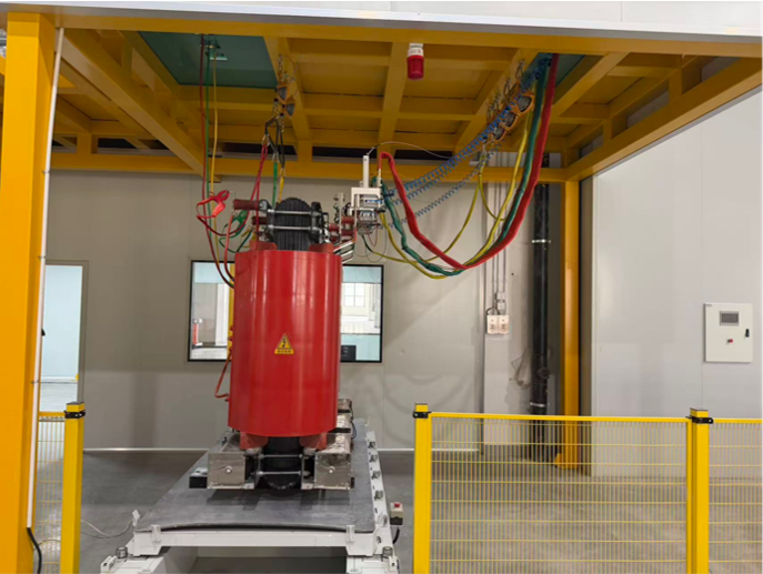 Fully Automatic Intelligent Transformer Test System for Wuxi Yinow Electric Equipment Co., Ltd.8th Intelligent Test Station (Part 1)Online Dry-Type Transformer One-Time Wiring Test System