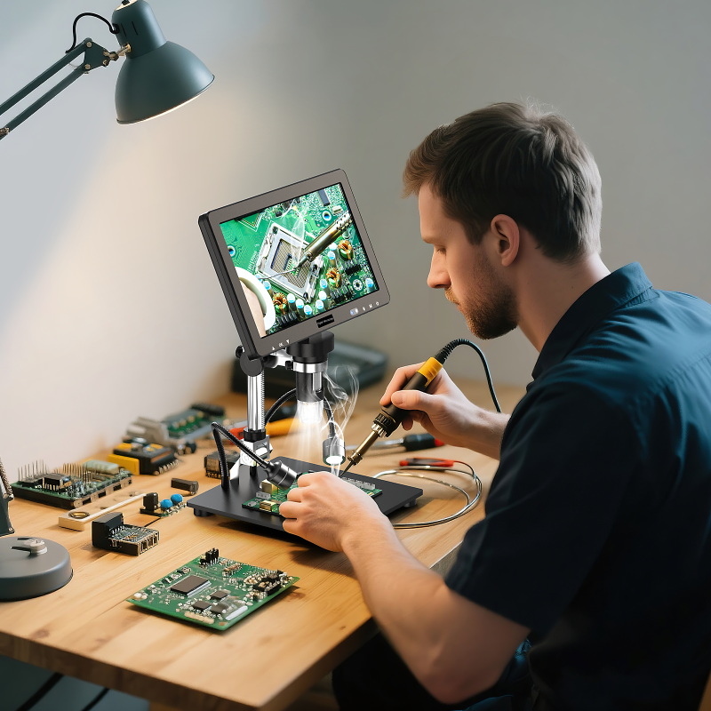 Professional Soldering Microscope: High-Precision Optical System for ...