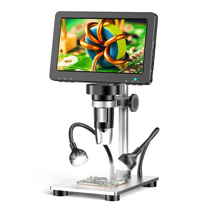 DM9 Digital Microscope 1200X Soldering Microscope for Coin 12MP PCB Circuit Repair