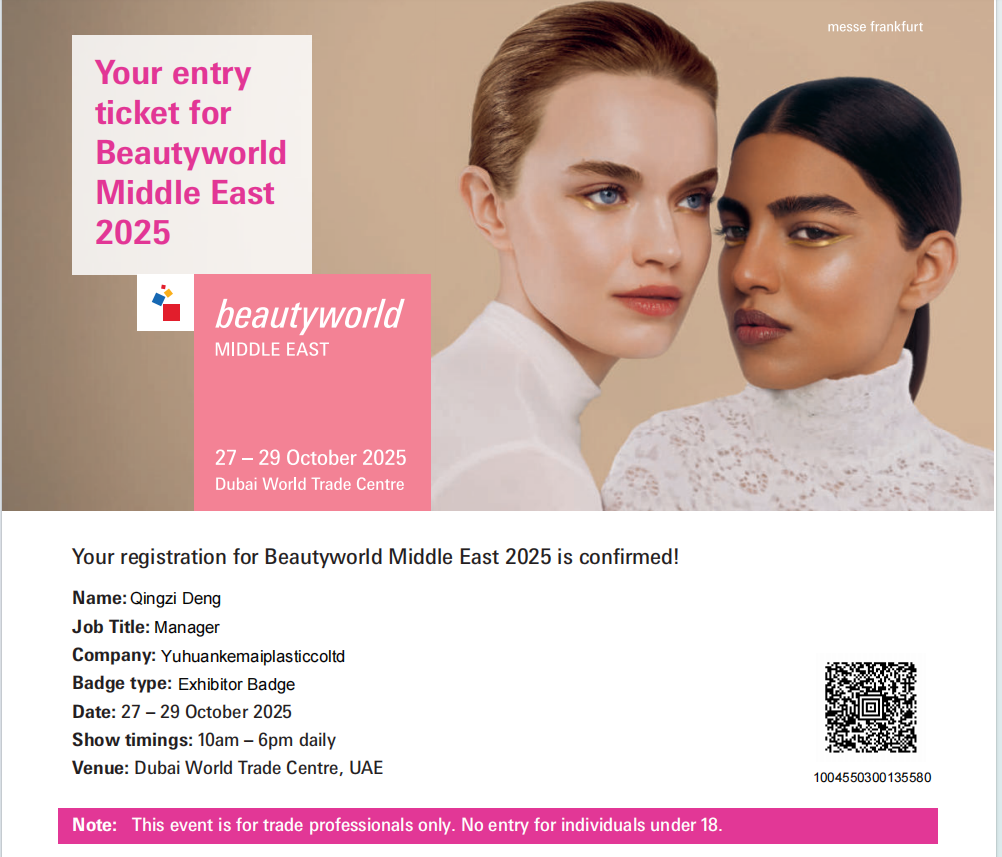 Beautyworld Middle East 2025 Expo Dubai