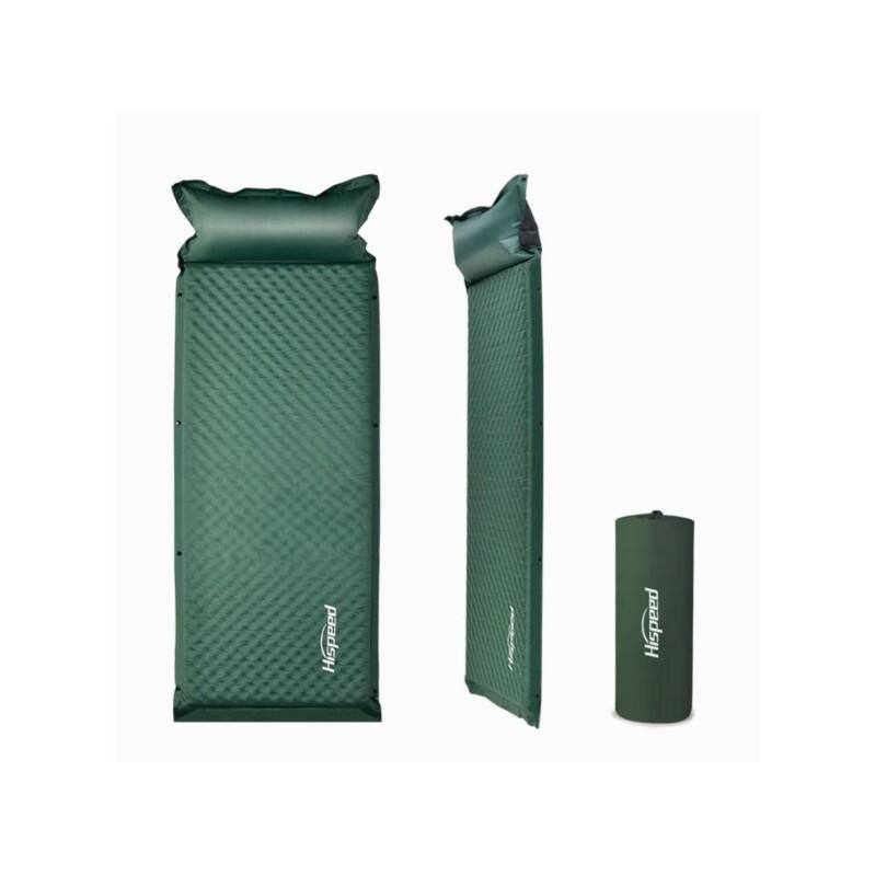 5cm D03 Spliced Self-Inflating Camping Mat Thicken Air Mattress for Outdoor Living Room Park Use Sleeping Pad