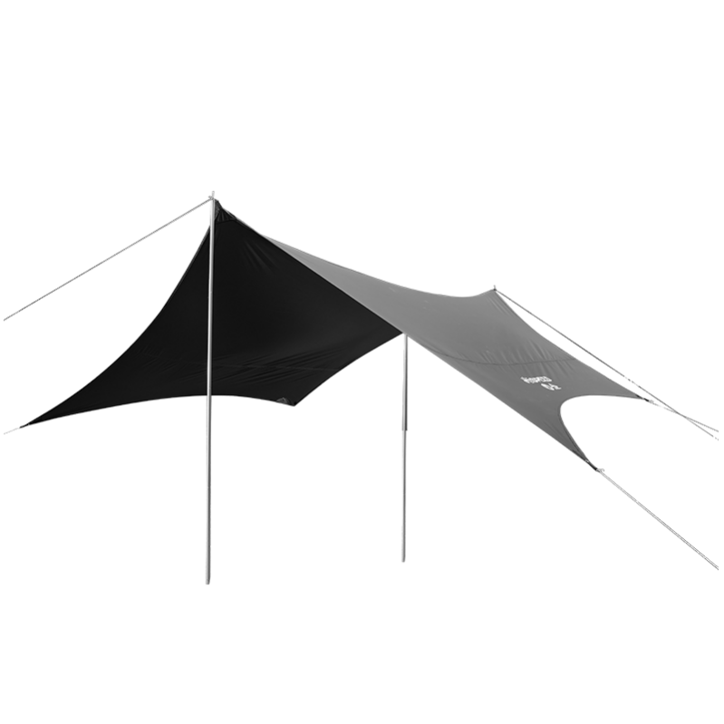 Portable 5*5m Glamping Canopy Tent 3-4 Person Sun Shelter for Outdoor Camping for Campers and Adventure Seekers