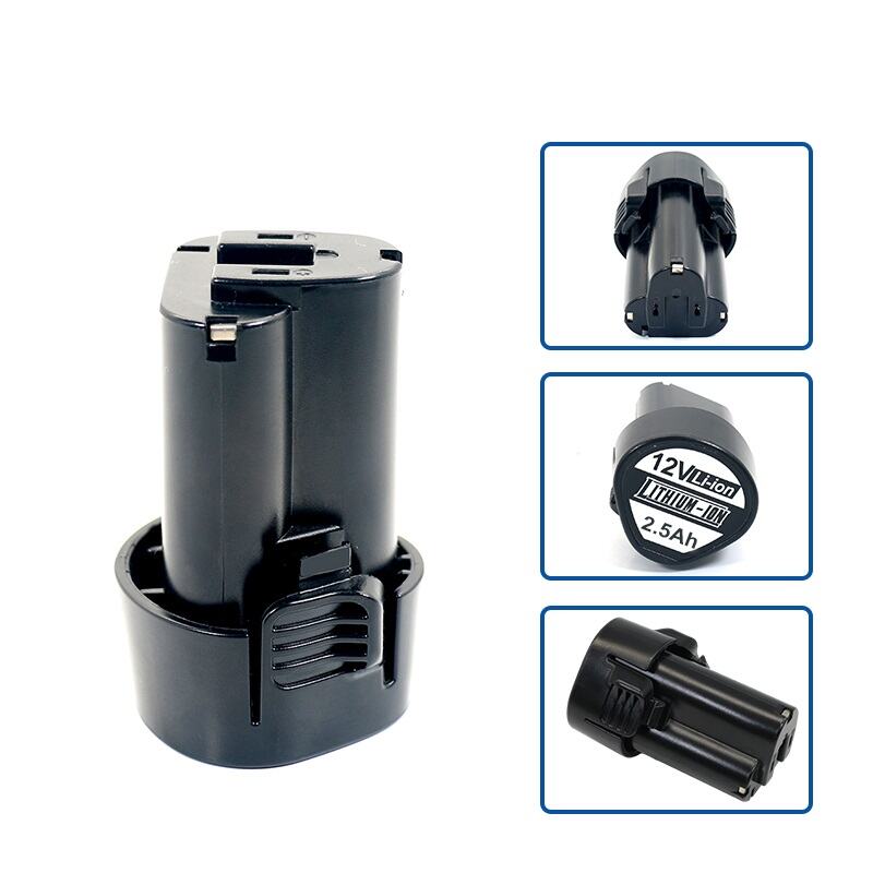 12V 1.5Ah 2.0Ah 2.5Ah 3.0Ah Lithium-Ion Replacement Battery for Cordless Power Tools