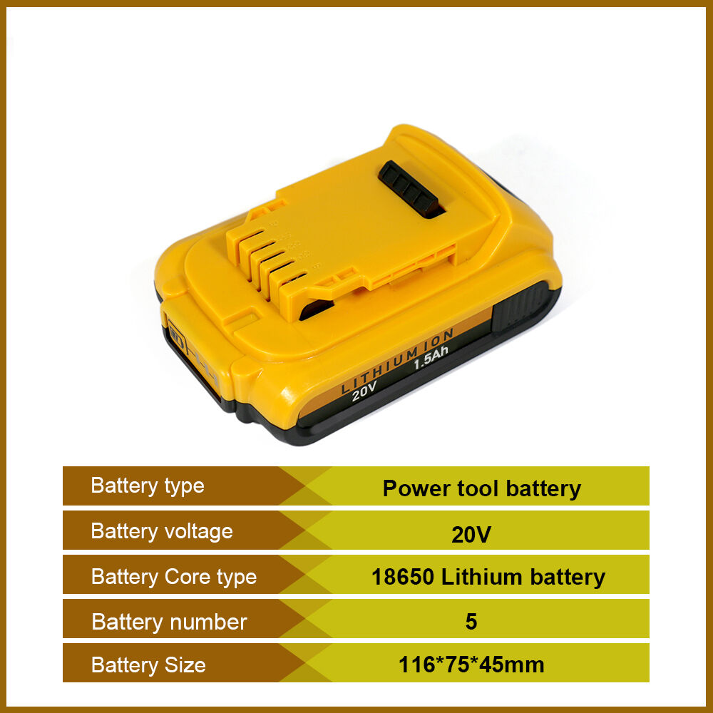 20V  Replacement Battery for DeWALT Power Tools (DCB18-5X)