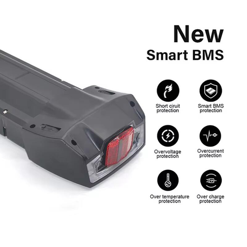 GeB 48V 14Ah Downtube E-Bike Battery Pack | LG/Samsung Cells | 20A BMS for 250W-500W Motors