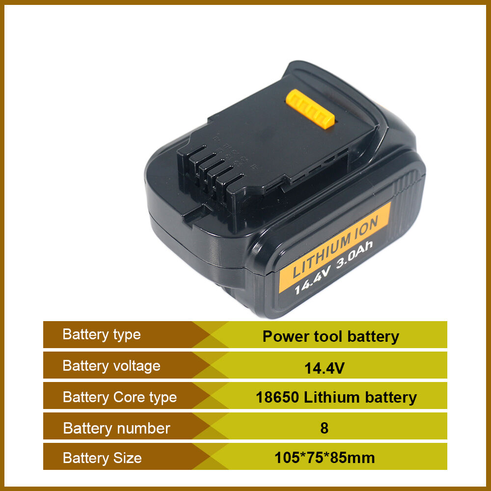 14.4V  Replacement Battery for DeWALT Power Tools (DCB14-8X)