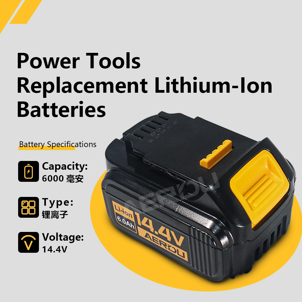 GeB 14.4V 3.0Ah Lithium-Ion Replacement Power Tool Battery