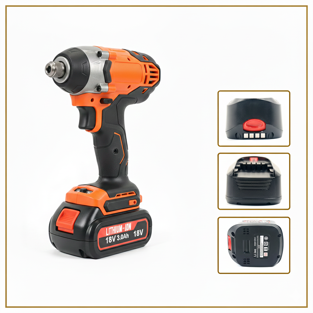 18V 2.5Ah Rechargeable Li-ion Battery - Professional High-Drain Power Solution