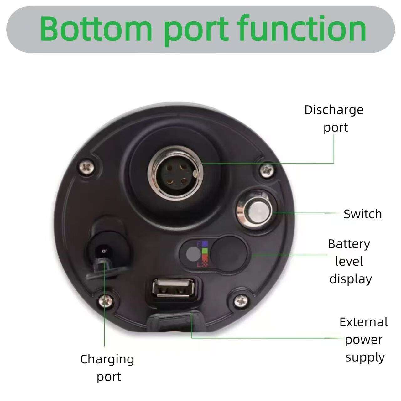 Bateria para E-Bike GeB HX 36V no Formato de Garrafa de Água
