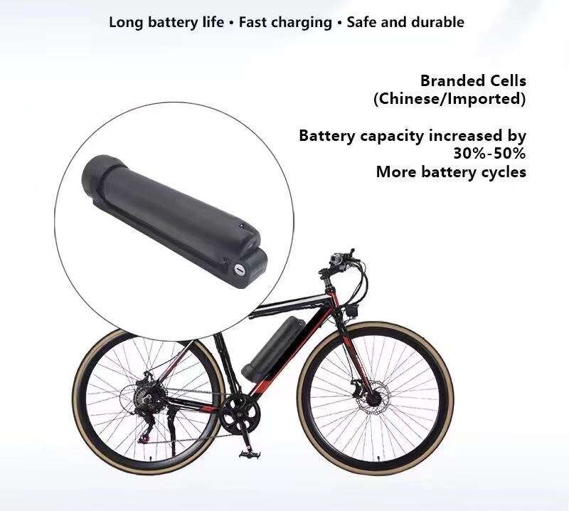 GeB HT21-2C Lättvikt Ebike-batteri 36V 10Ah