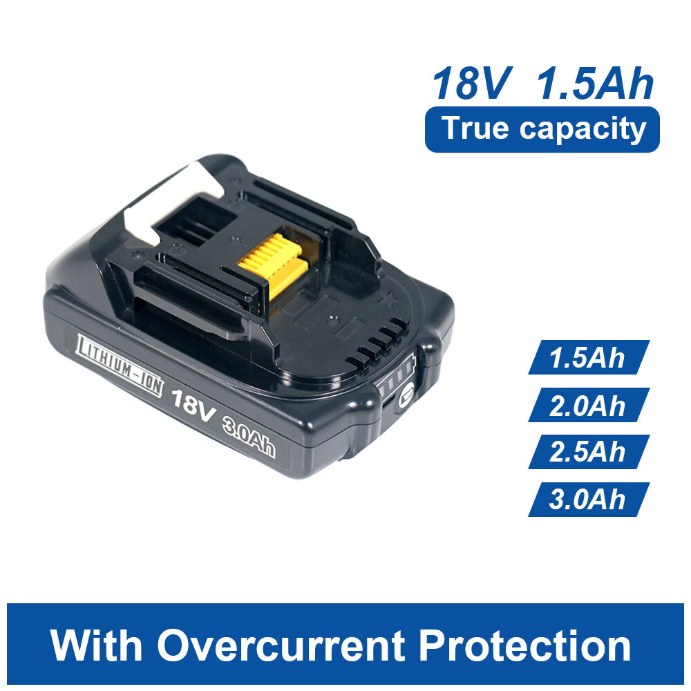 18V Replacement Battery for Makita Power Tools (5-Cell 1.5Ah/2.0Ah/3.0Ah)