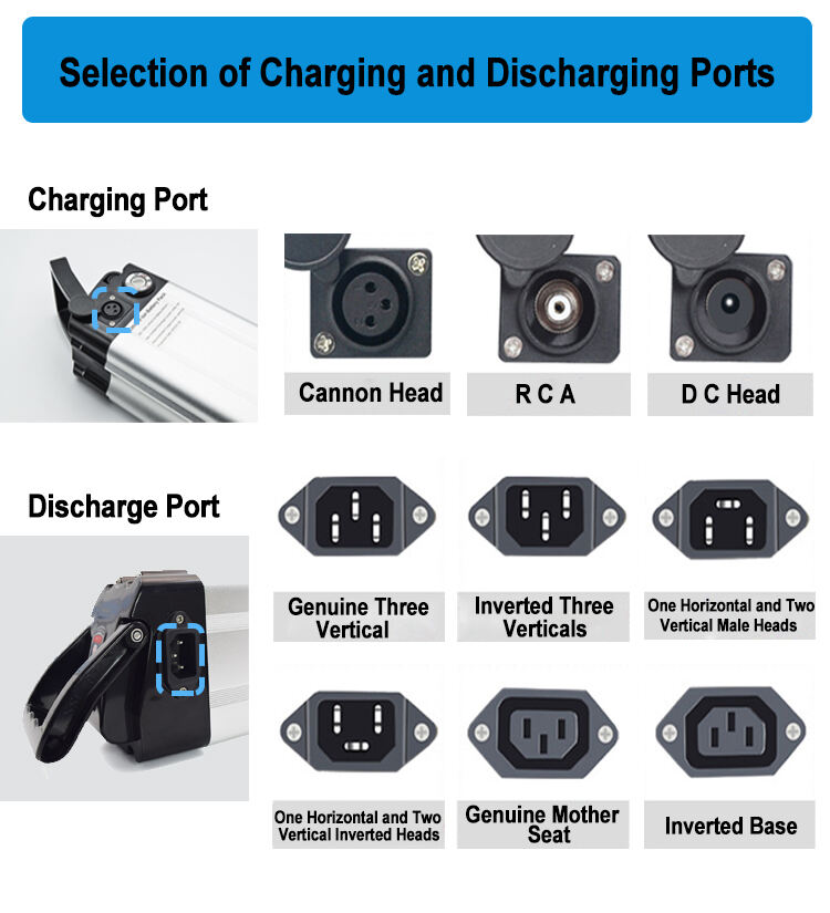 GeB 48V Silverfish bakmonterad e-bicykelbatteri för vikbara och stadscyklar