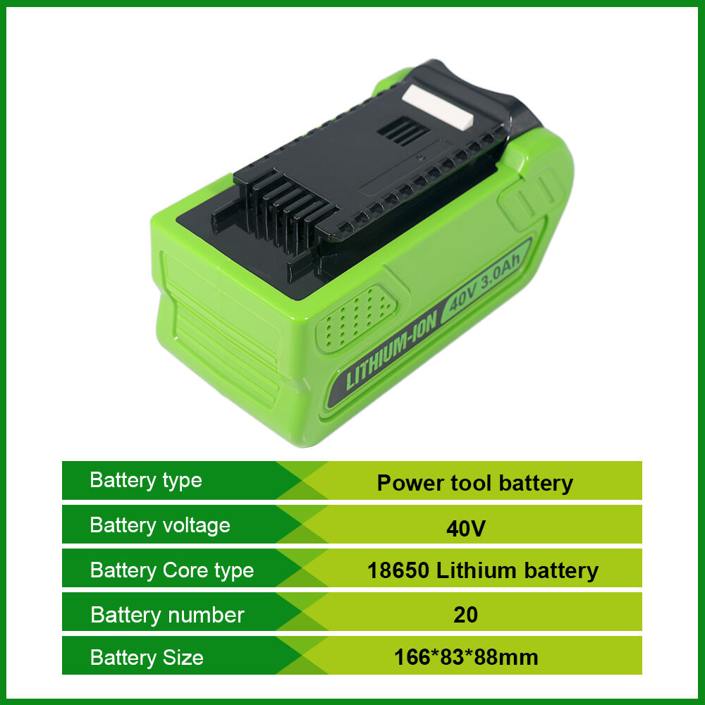 GEB 40V Replacement Lithium-ion Battery for Greenworks G-MAX Series 