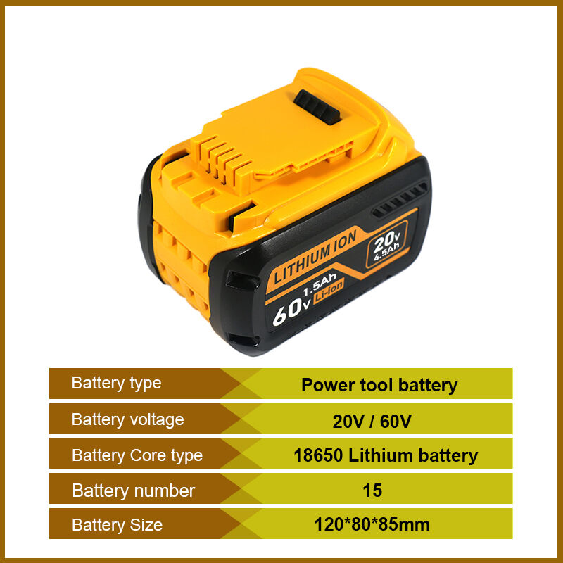 20V Replacement Battery for DeWALT Power Tools (DCB2026-15X)