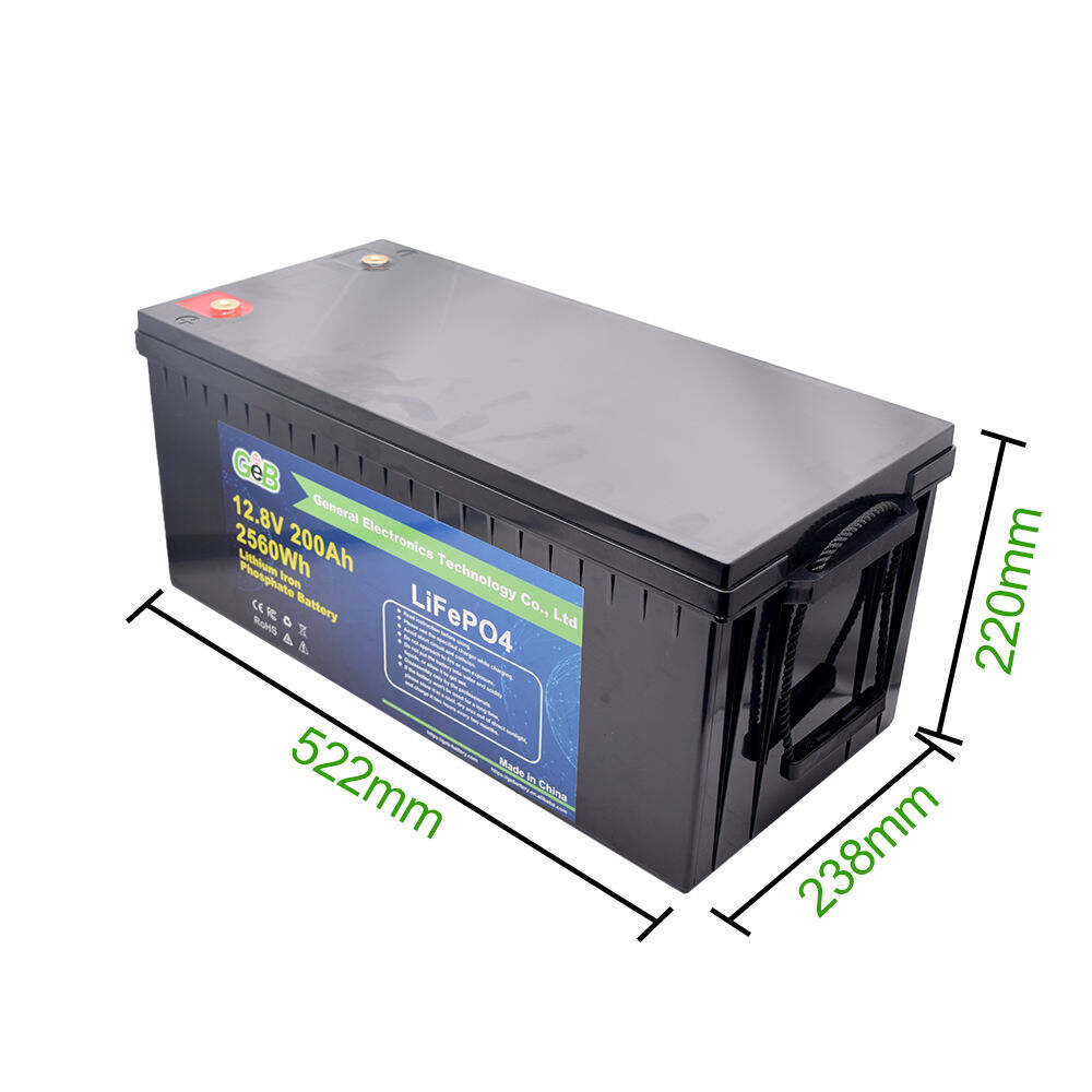 Customize GEB solar energy storage lifepo4 battery 12.8v 200ah home energy storage lifepo4 battery pack energy storage battery