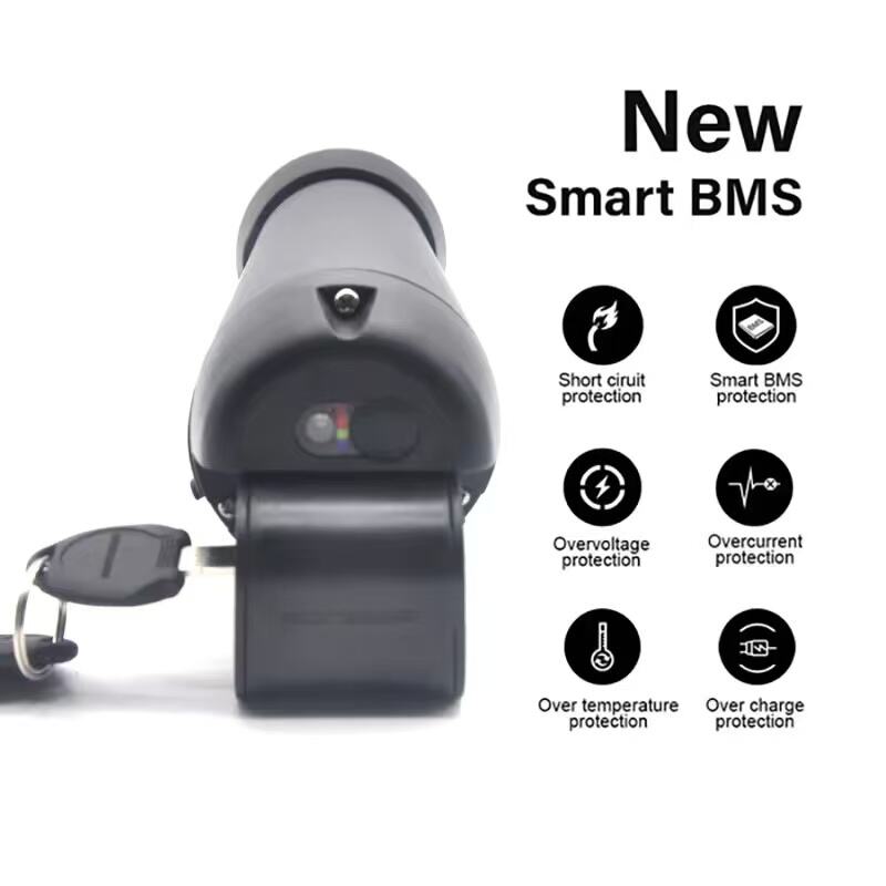 36V10Ah Downtube E-bike Accupakket voor 250W Motoren | HT21-2C Serie