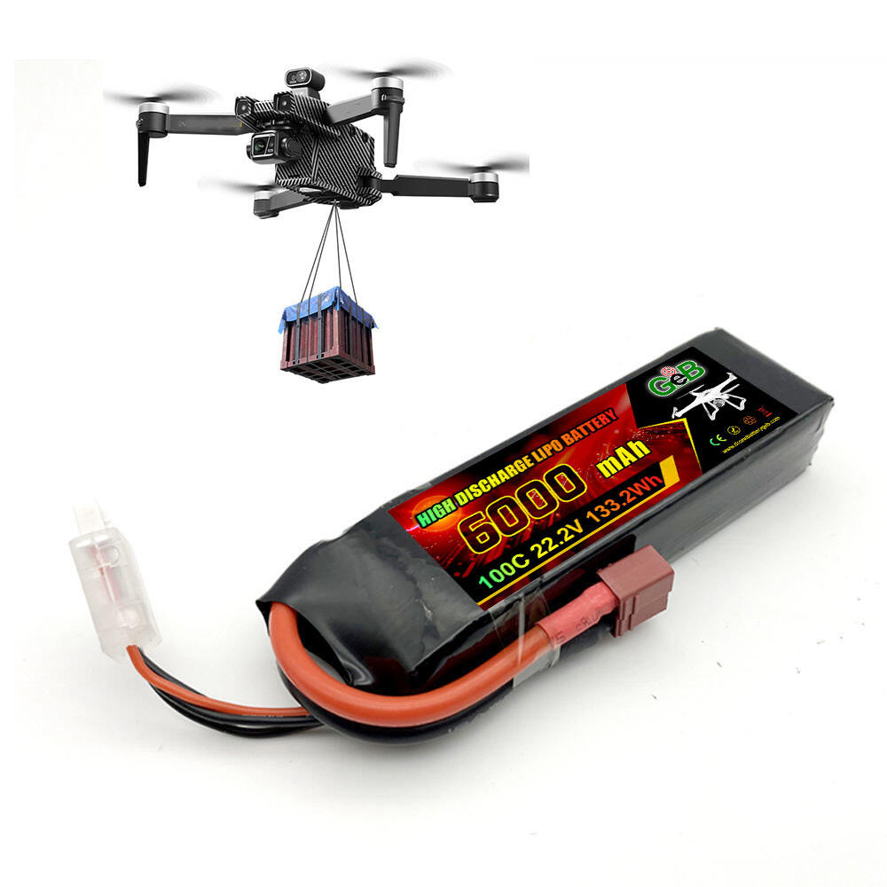 GEB 6S 14.8V 100C 6000mAh FPV Drone Battery 8000/12000/22000/27000/30000/33000/35000mAh Solid State Battery For FPV Drone