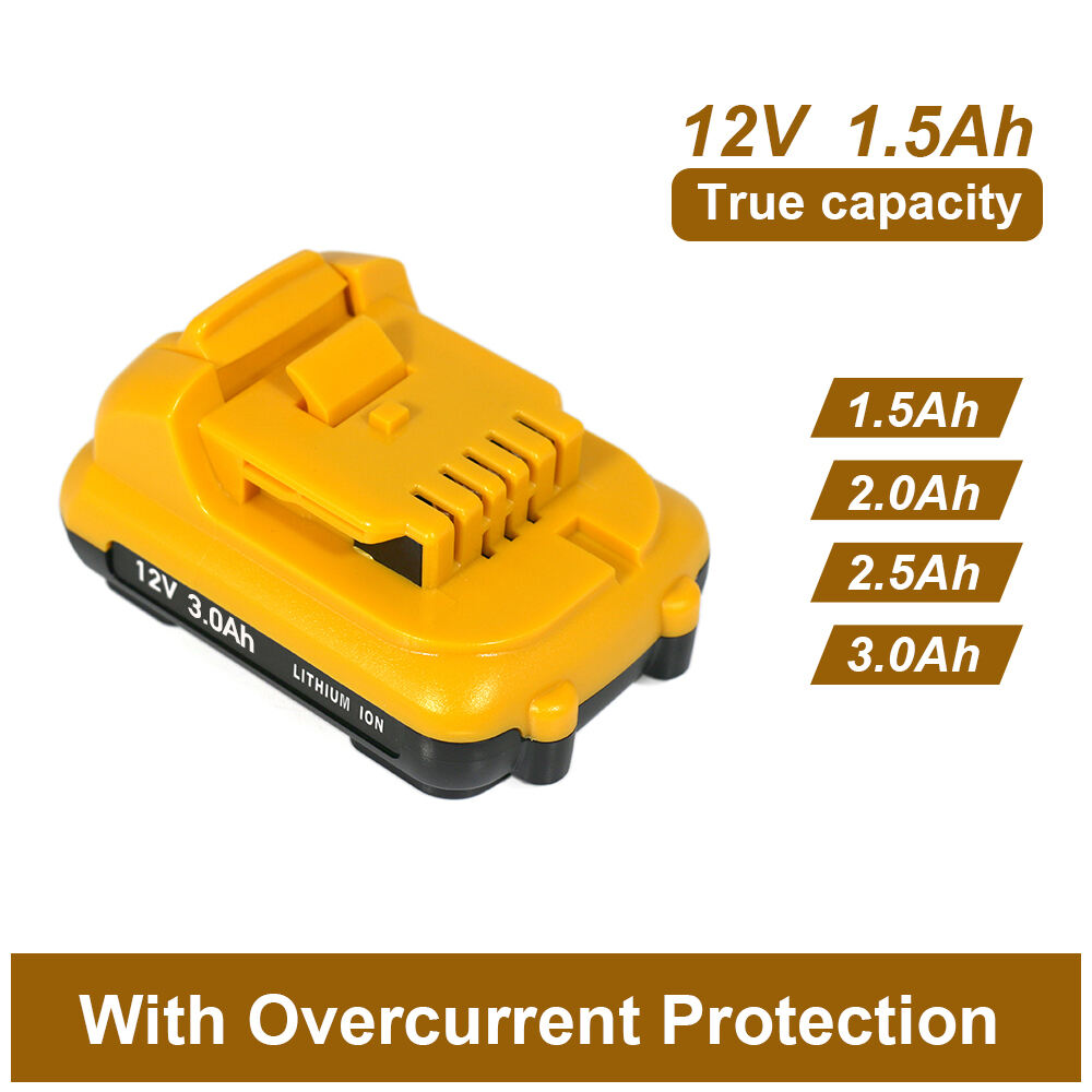 GeB 12V 1.5Ah Lithium Replacement Battery for 12V Max Tools