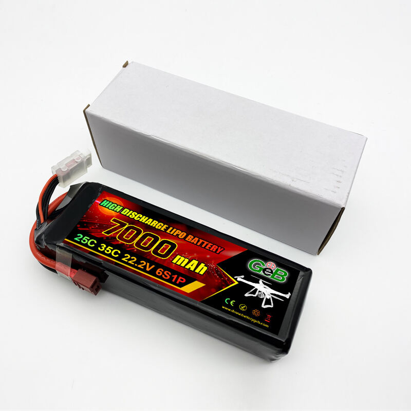 GEB 6S 11.1V 100C 7000mAh FPV Drone Battery 8000/12000/22000/27000/30000/33000/35000mAh Solid State Battery For FPV Drone