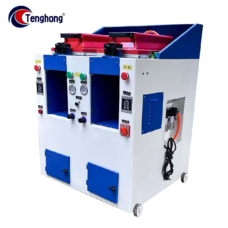 TH-587-1   Double Station Cover Type Automatic Sole Pressing Machine