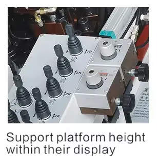 Contrôle Précis de la Tension du Dessus par Déplacement Automatique et Manuel des Pinces