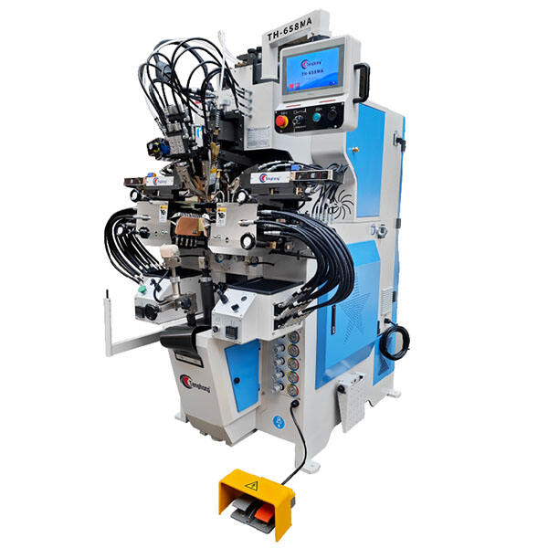 TH-658MA     Automatic Cementing Side & Heel Seat Lasting Machine