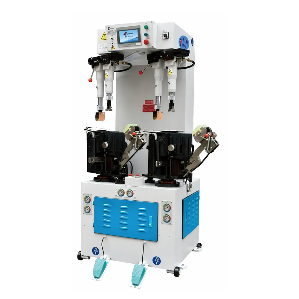 Efficient and Energy-Saving PU Sole Attaching Machine for High-Quality Sports Shoes and Casual Footwear Manufacturing