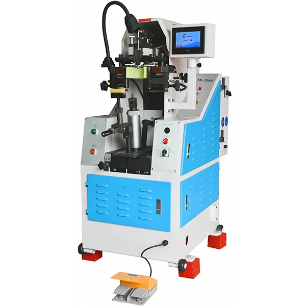 Machine informatisée hydraulique pour talons améliore la qualité de fabrication des chaussures